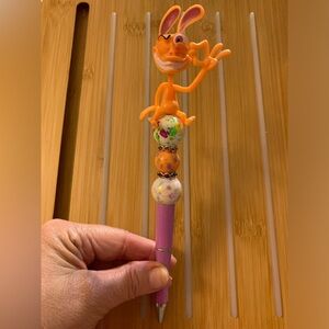 NEW! REN HANDMADE PEN. From Nickelodeon’s Ren & Stimpy.